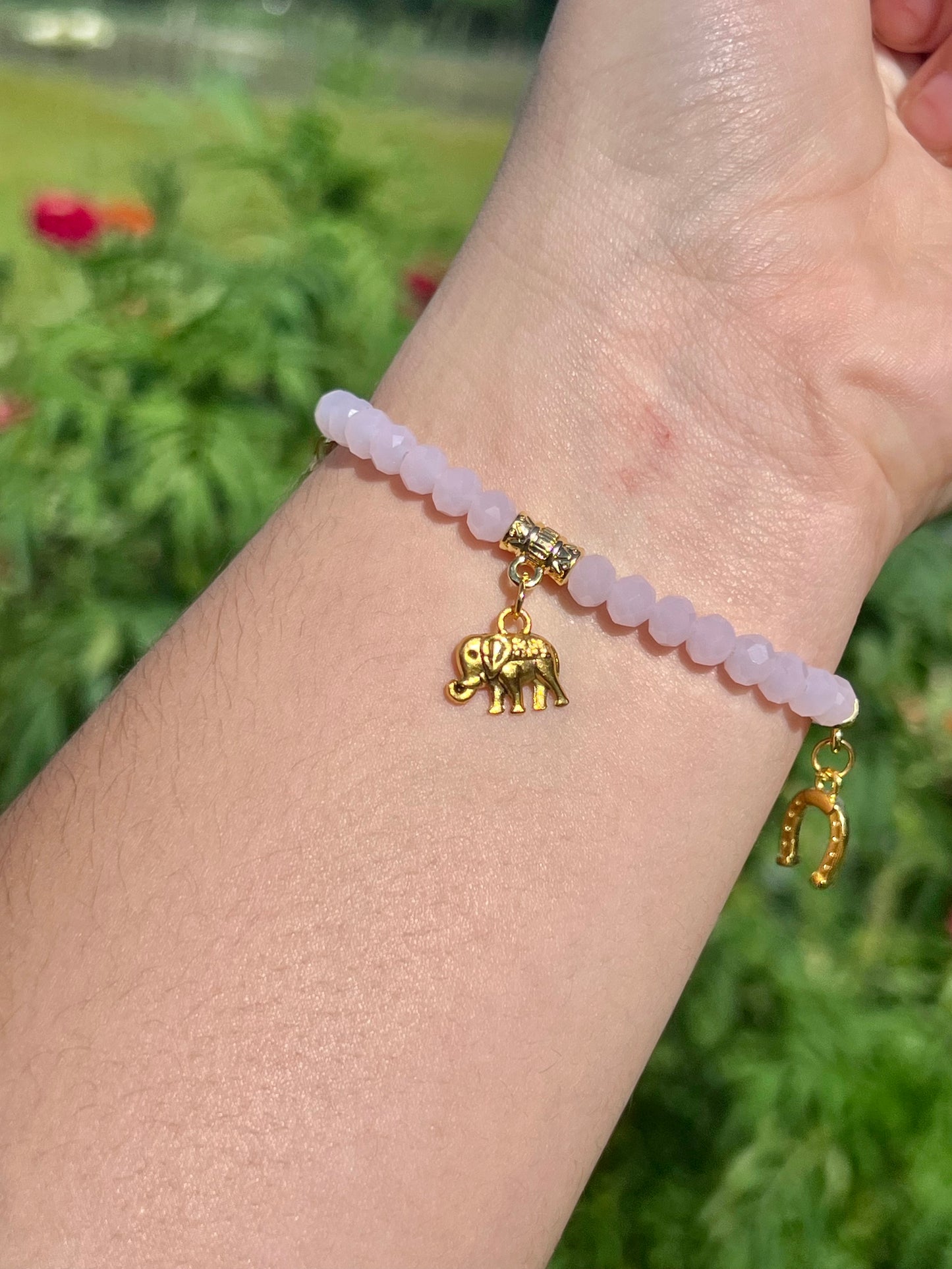 Pink Luck Charm bracelet