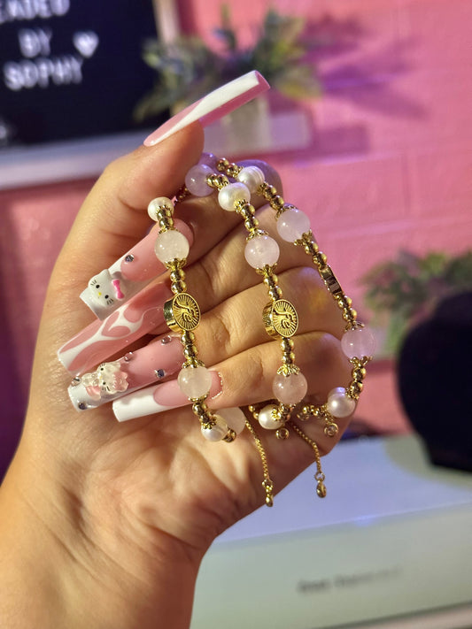 Rose Quartz San Benito Faith Bracelets