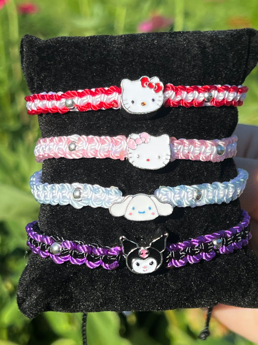 S925 Sterling Silver Hello Kitty & Friends bracelets