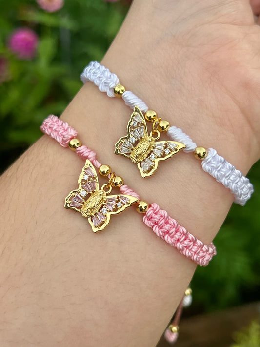 14K Gold Plated “Butterfly Lupita” Charm bracelets